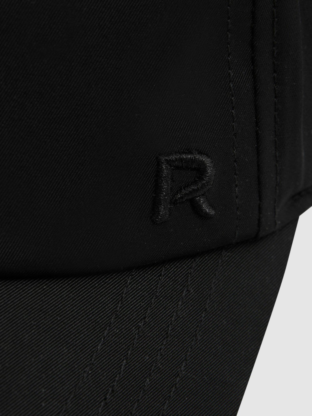 Logo-Embroidered Baseball Cap in Black | Reiss Women Signature