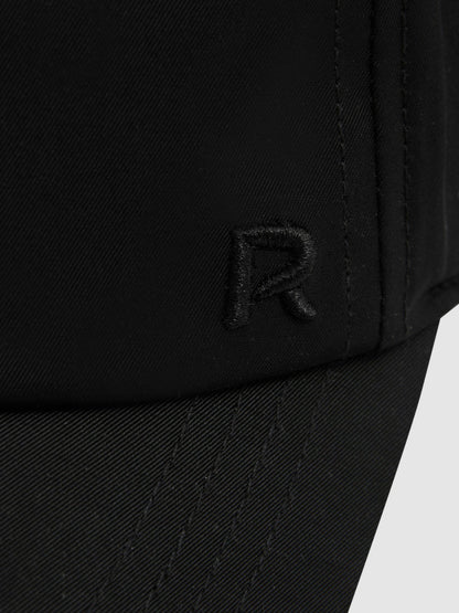 Logo-Embroidered Baseball Cap in Black | Reiss Women Signature