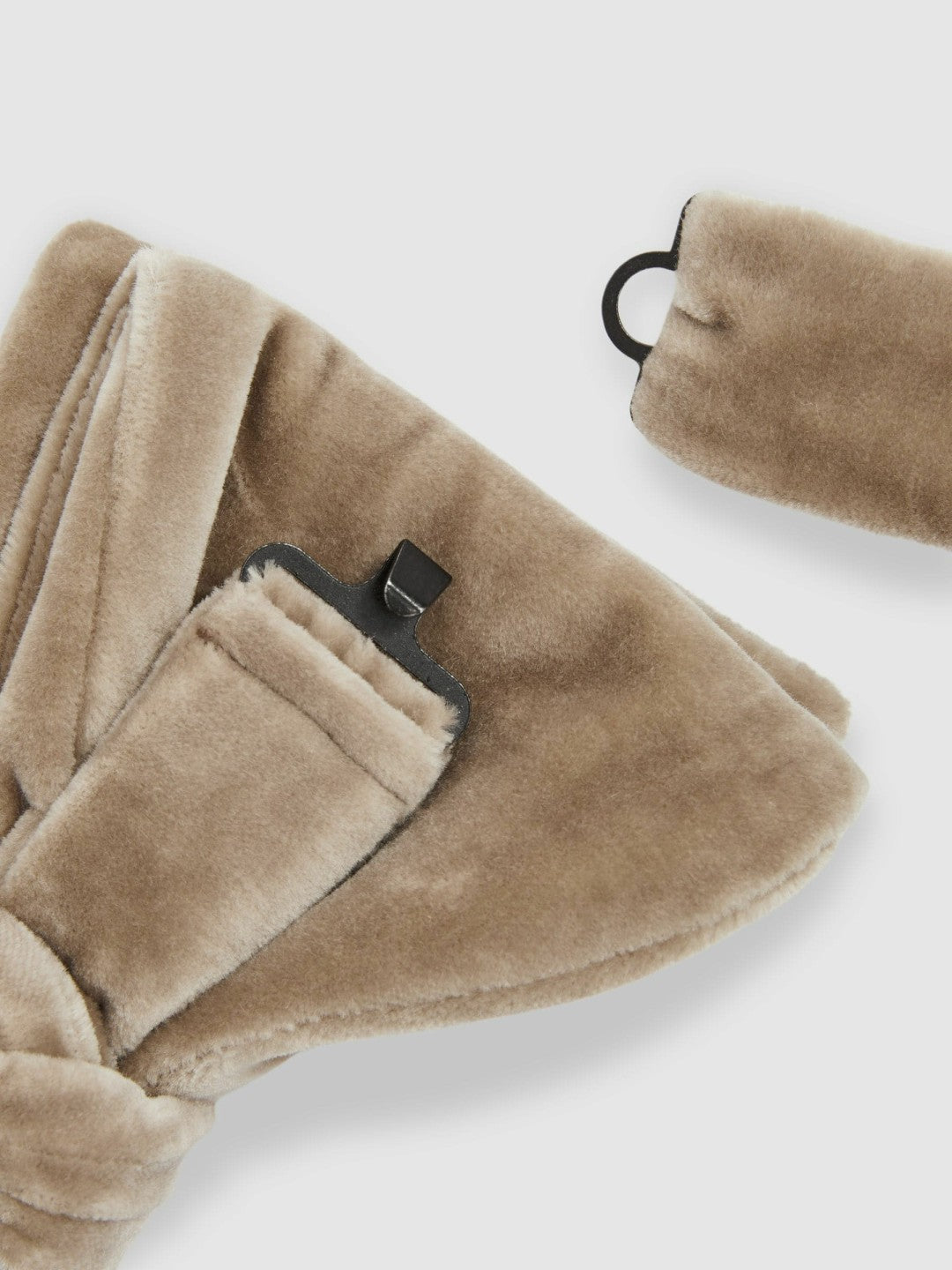 Velvet Bow Tie in Taupe Brown | Reiss Men Signature