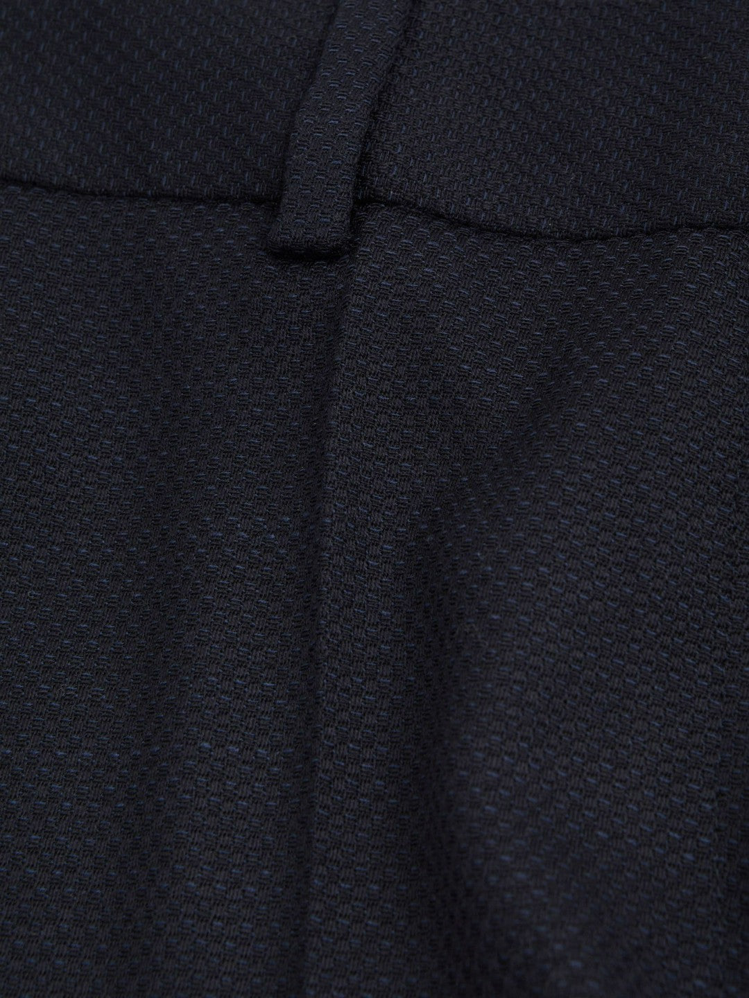 Textured Slim Fit Suit Trousers in Navy | Reiss Women Popular
