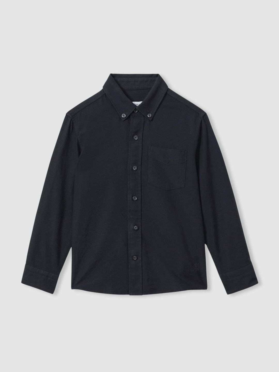 3-9 yrs Button Down Oxford Shirt in Navy | Reiss Children & Baby Exclusive
