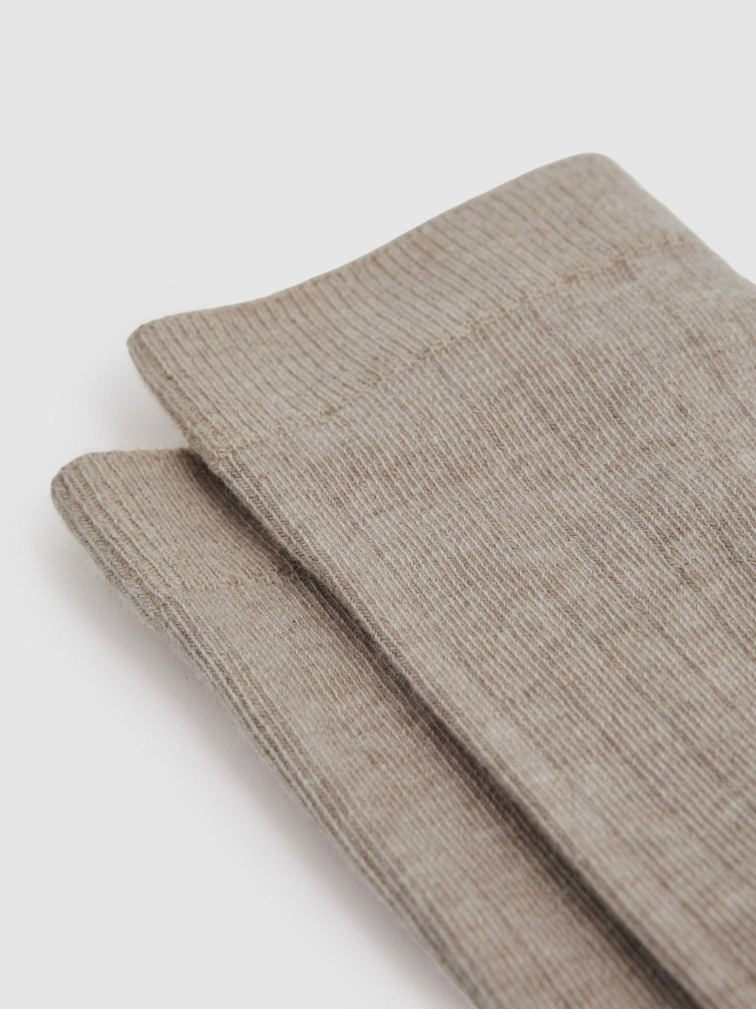 Cotton Blend Ribbed Loafer Socks in Neutral | Reiss Women Featured