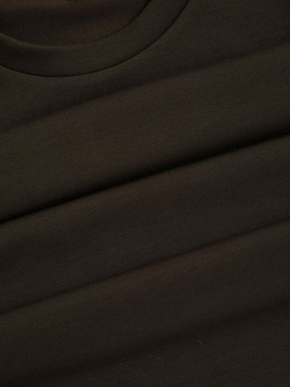 Interlock Jersey Crew Neck T-Shirt in Chocolate Brown | Reiss Men Best Seller