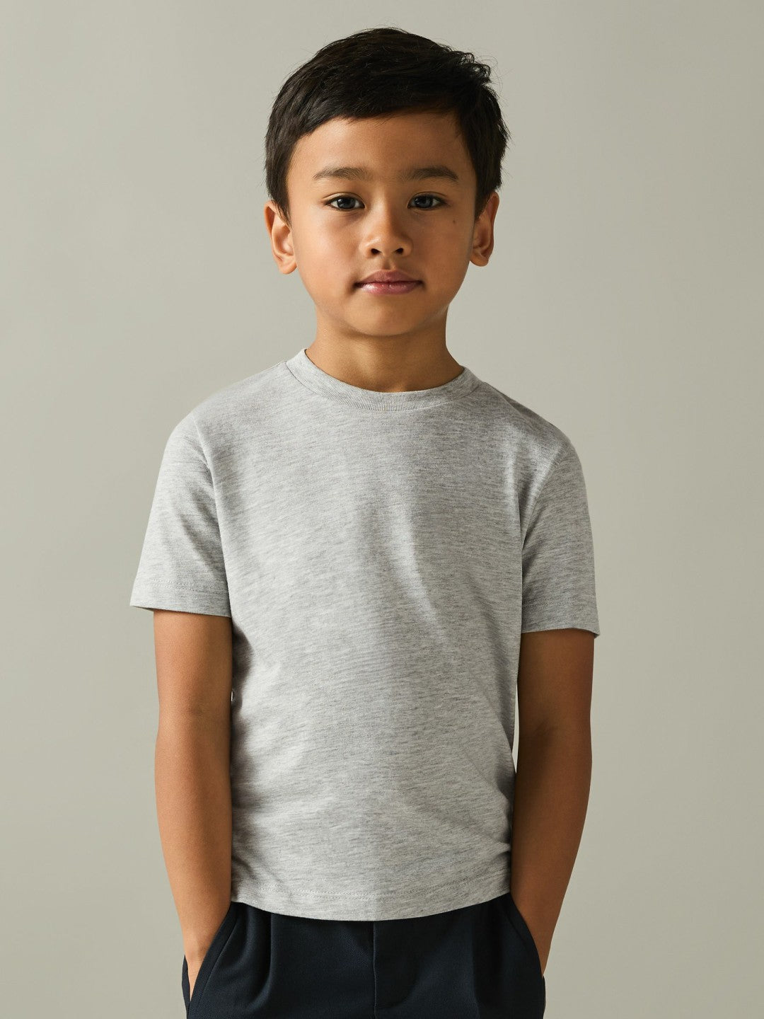 9-13 yrs Crew Neck T-Shirt in Grey | Reiss Children & Baby Trending