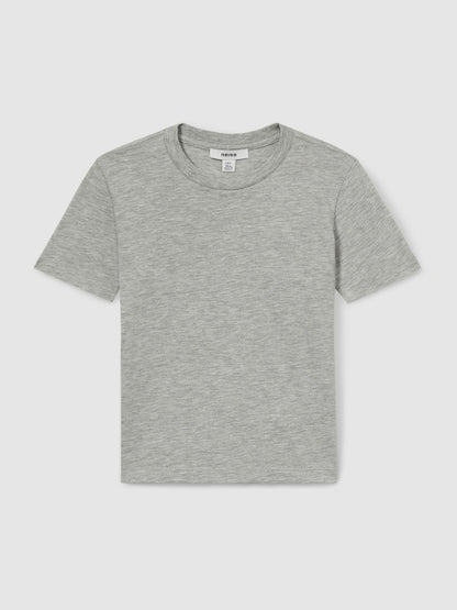 9-13 yrs Crew Neck T-Shirt in Grey | Reiss Children & Baby Trending