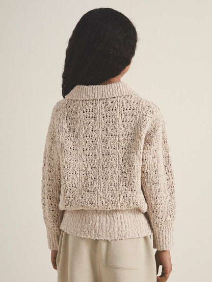 9-13 yrs  | 100 Ciels Bouclé Jumper in Neutral | Reiss Children & Baby Recommended