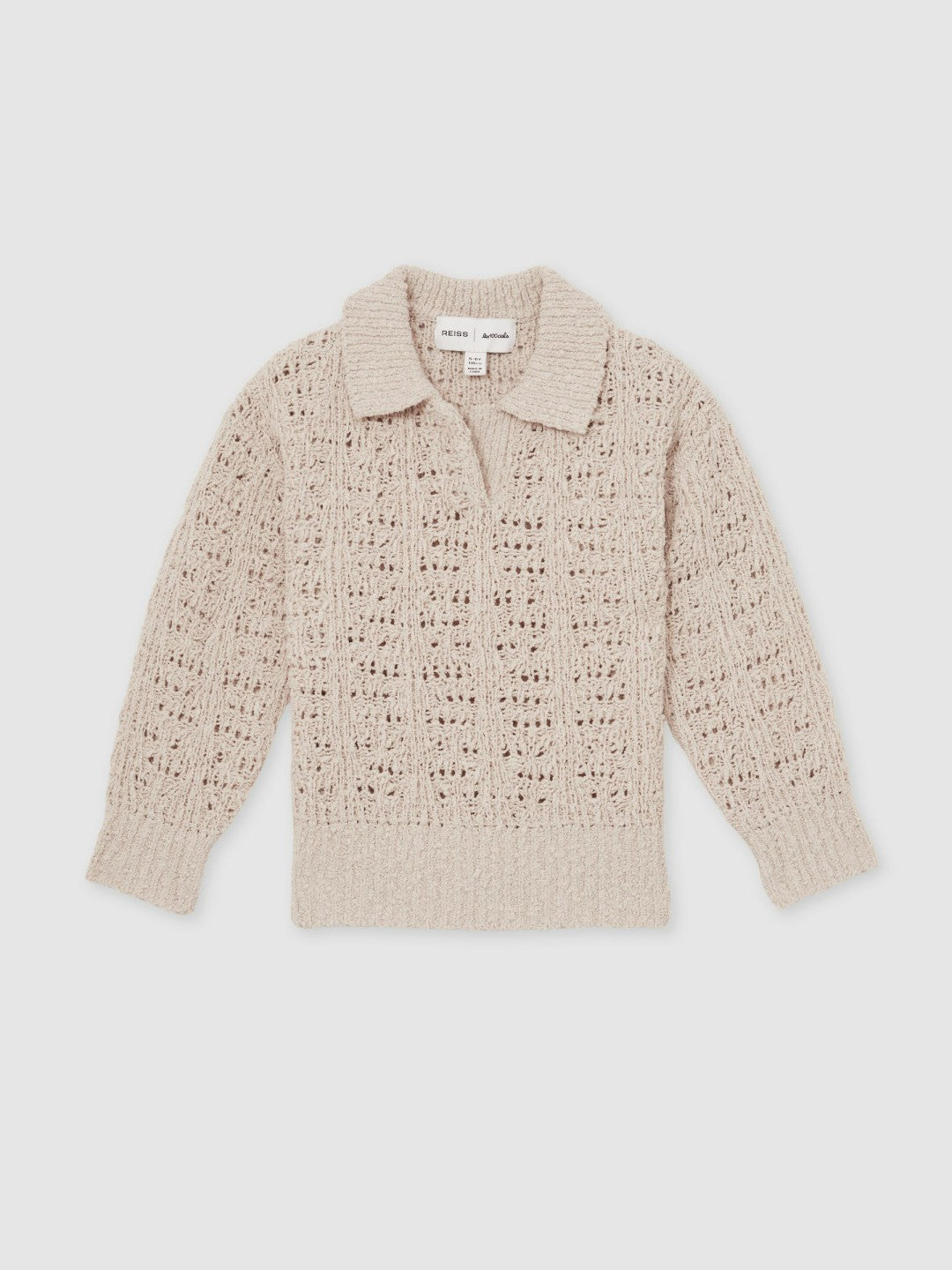 13-14 yrs  | 100 Ciels Bouclé Jumper in Neutral | Reiss Children & Baby Recommended