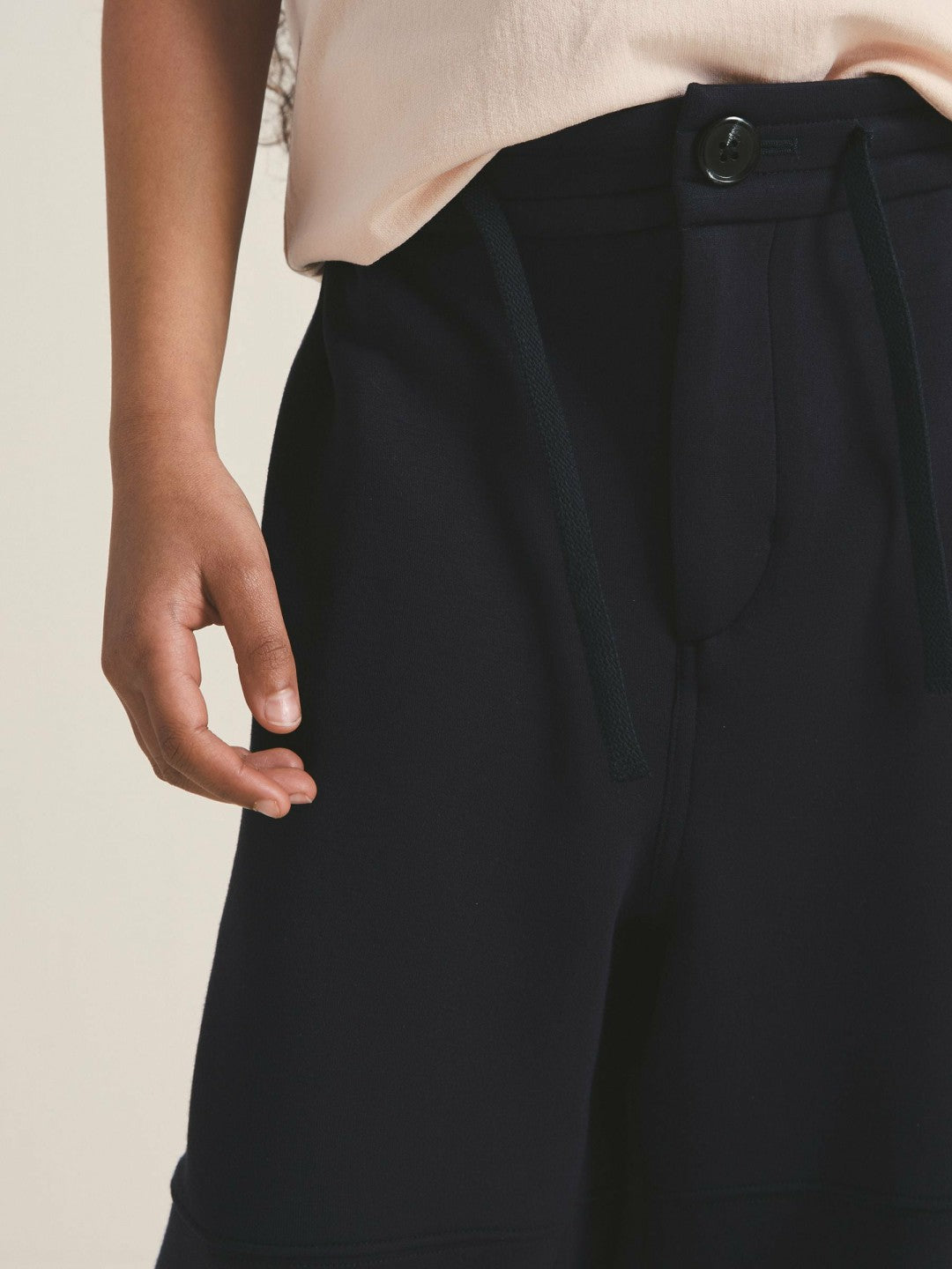 13-14 yrs  | Les 100 Ciels Wide-Leg Joggers in Navy | Reiss Children & Baby Premium