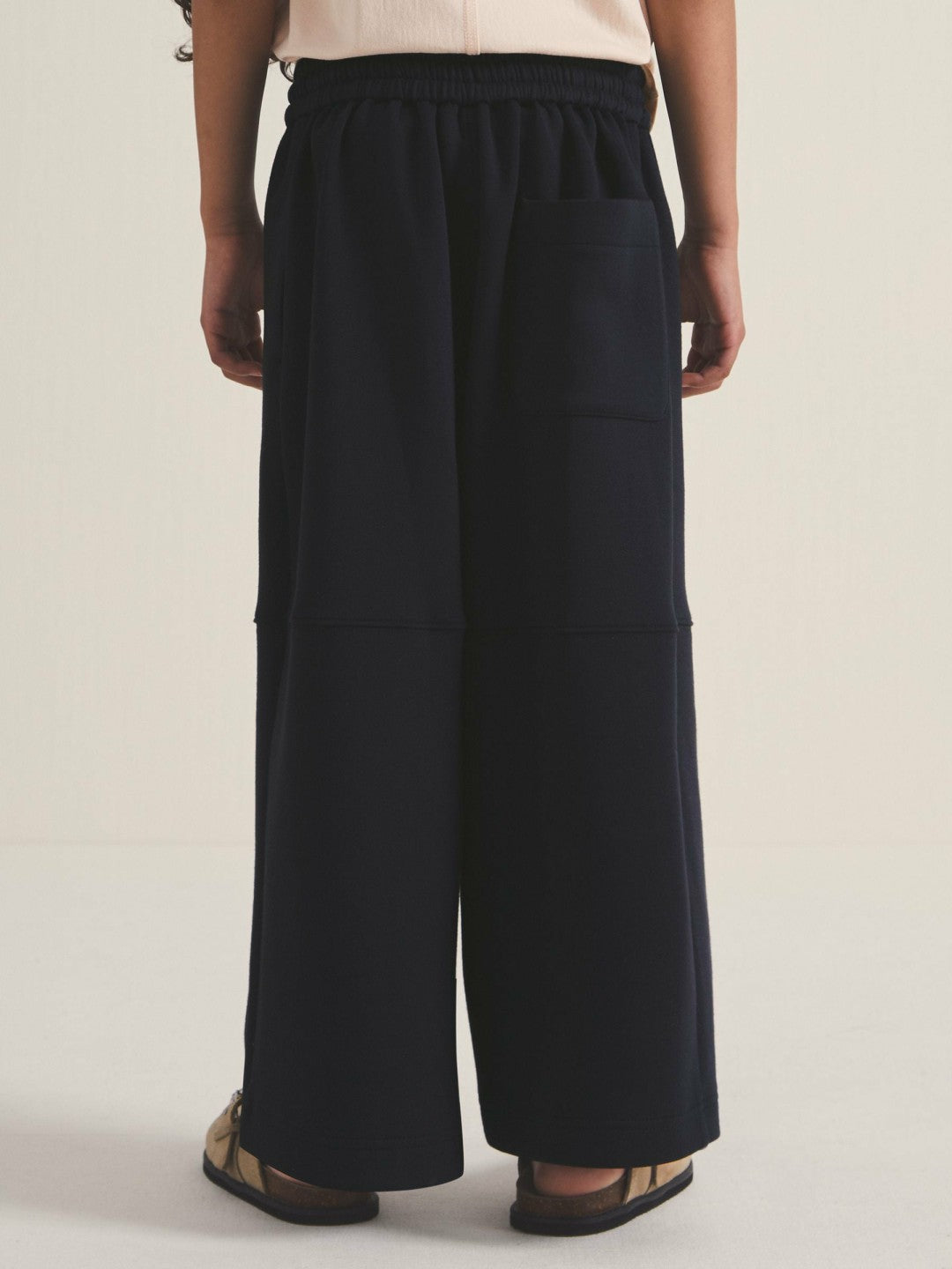 13-14 yrs  | Les 100 Ciels Wide-Leg Joggers in Navy | Reiss Children & Baby Premium
