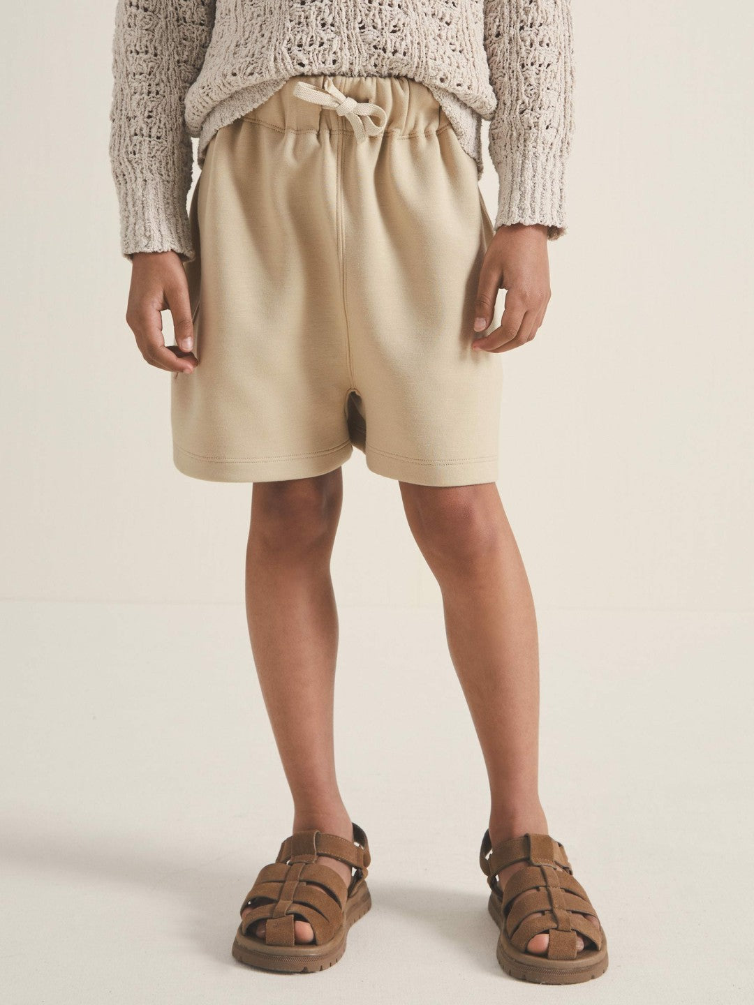 4-9 yrs | Les 100 Ciels Jersey Shorts in Sage | Reiss Children & Baby Exclusive