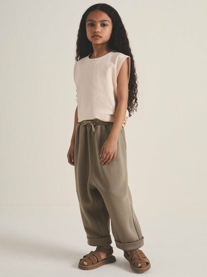 9-13 yrs  | Les 100 Ciels Jersey Joggers in Mink | Reiss Children & Baby Recommended