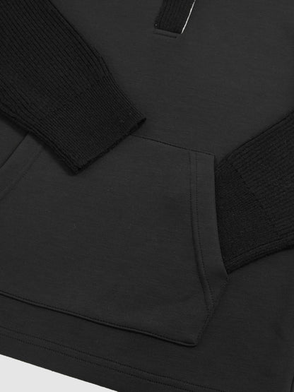 13-14 yrs  | Les 100 Ciels Polo Sweatshirt in Black | Reiss Children & Baby Recommended