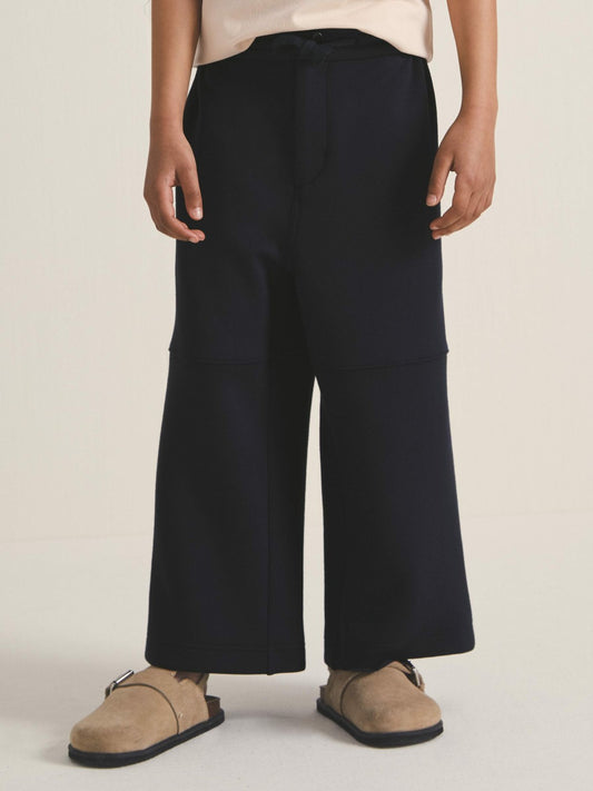 9-13 yrs  | Les 100 Ciels Wide-Leg Joggers in Navy | Reiss Children & Baby Signature