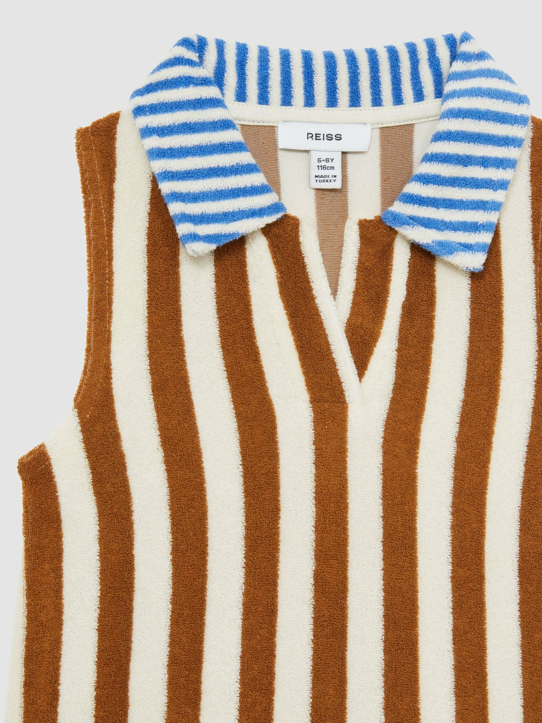 4-9 yrs Towelling Stripe Dress in Multi | Reiss Children & Baby Exclusive