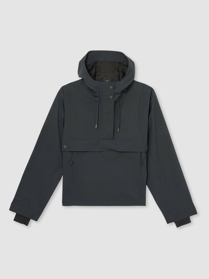 Rains Hardshell Short Jacket in Navy | Reiss Women New