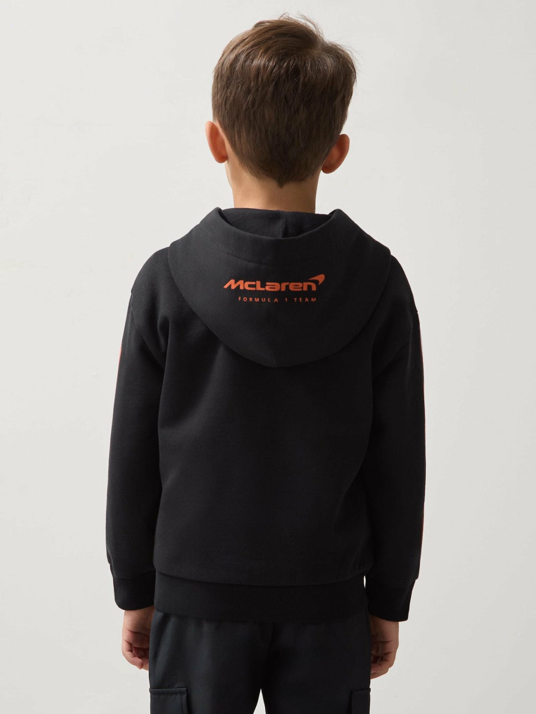 9-13 yrs McLaren F1 Team Cotton Logo Hoodie Unisex Fit in Black | Reiss Children & Baby Trending