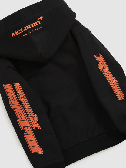 9-13 yrs McLaren F1 Team Cotton Logo Hoodie Unisex Fit in Black | Reiss Children & Baby Trending
