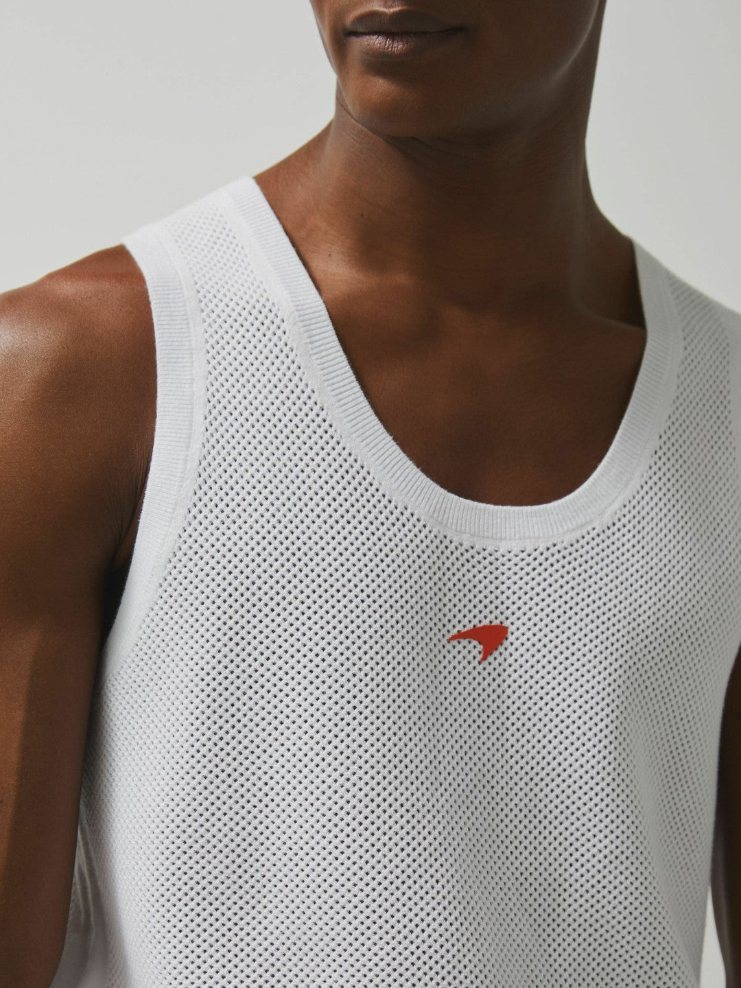 McLaren F1 Team Speedmark Knit Vest in White | Reiss Men Best Seller