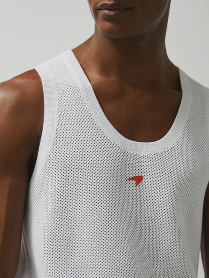 McLaren F1 Team Speedmark Knit Vest in White | Reiss Men Best Seller