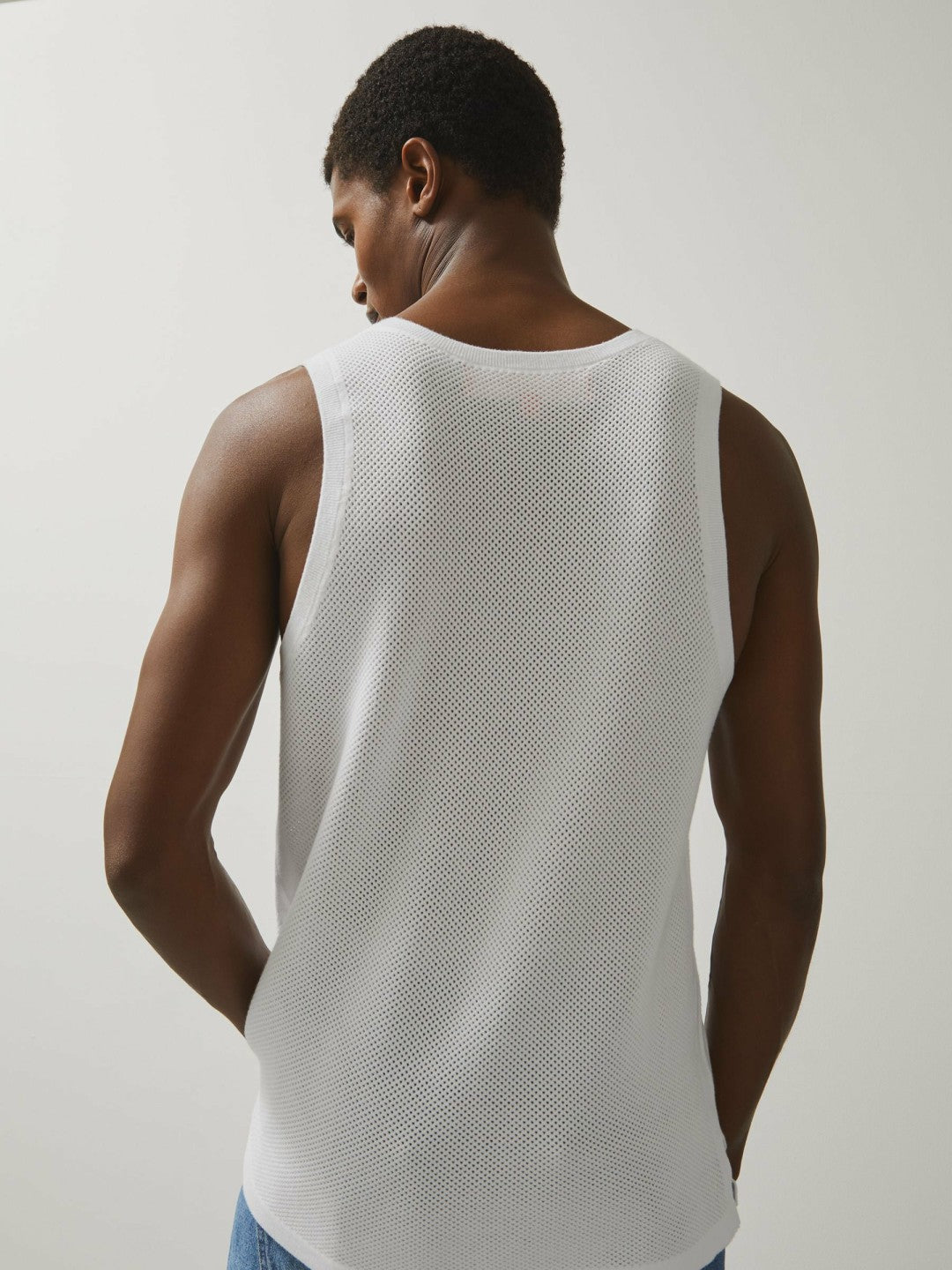 McLaren F1 Team Speedmark Knit Vest in White | Reiss Men Best Seller