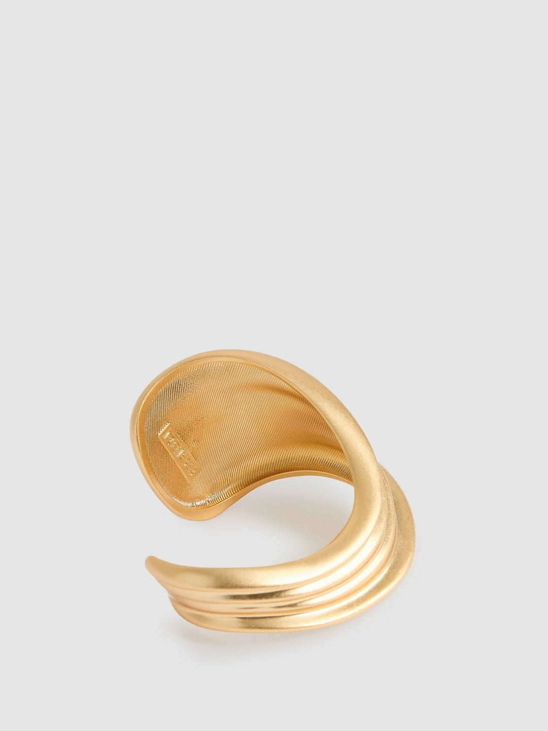Fluid Sculpted Cuff in Gold Tone | Reiss Women Popular