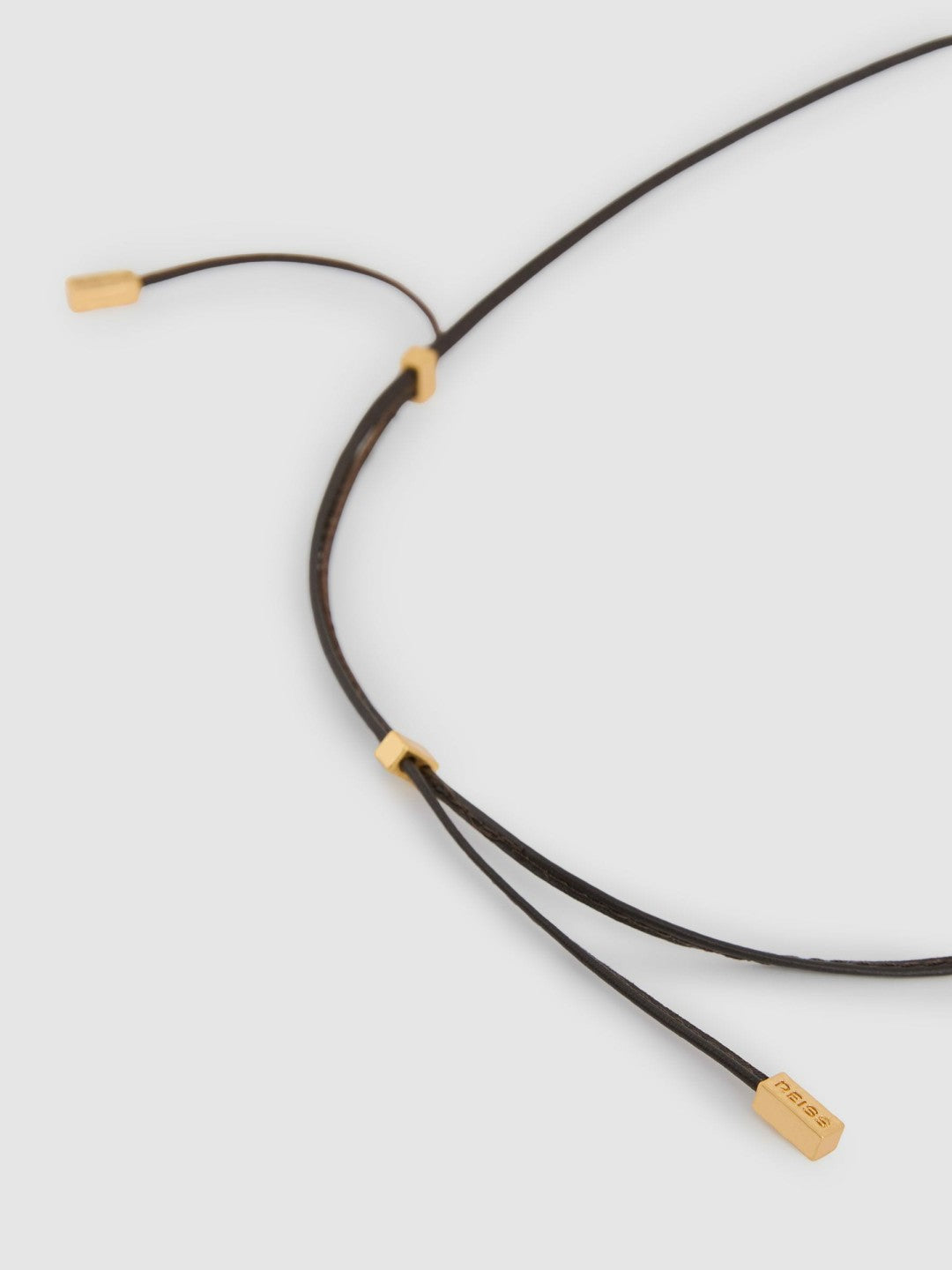 Molten Link Pendant Necklace in Gold Tone | Reiss Women Exclusive