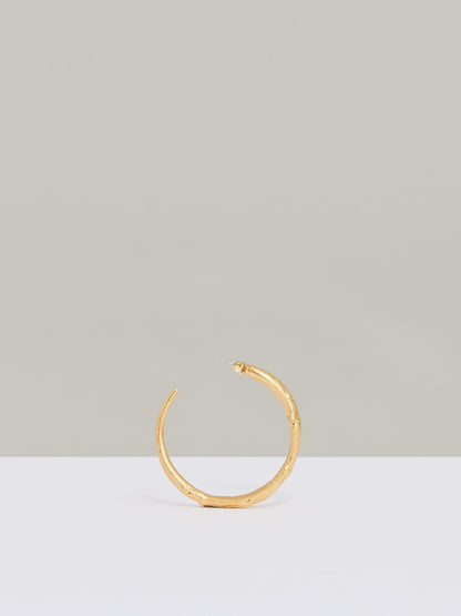 Molten Hoop Earrings in Gold Tone | Reiss Women Featured