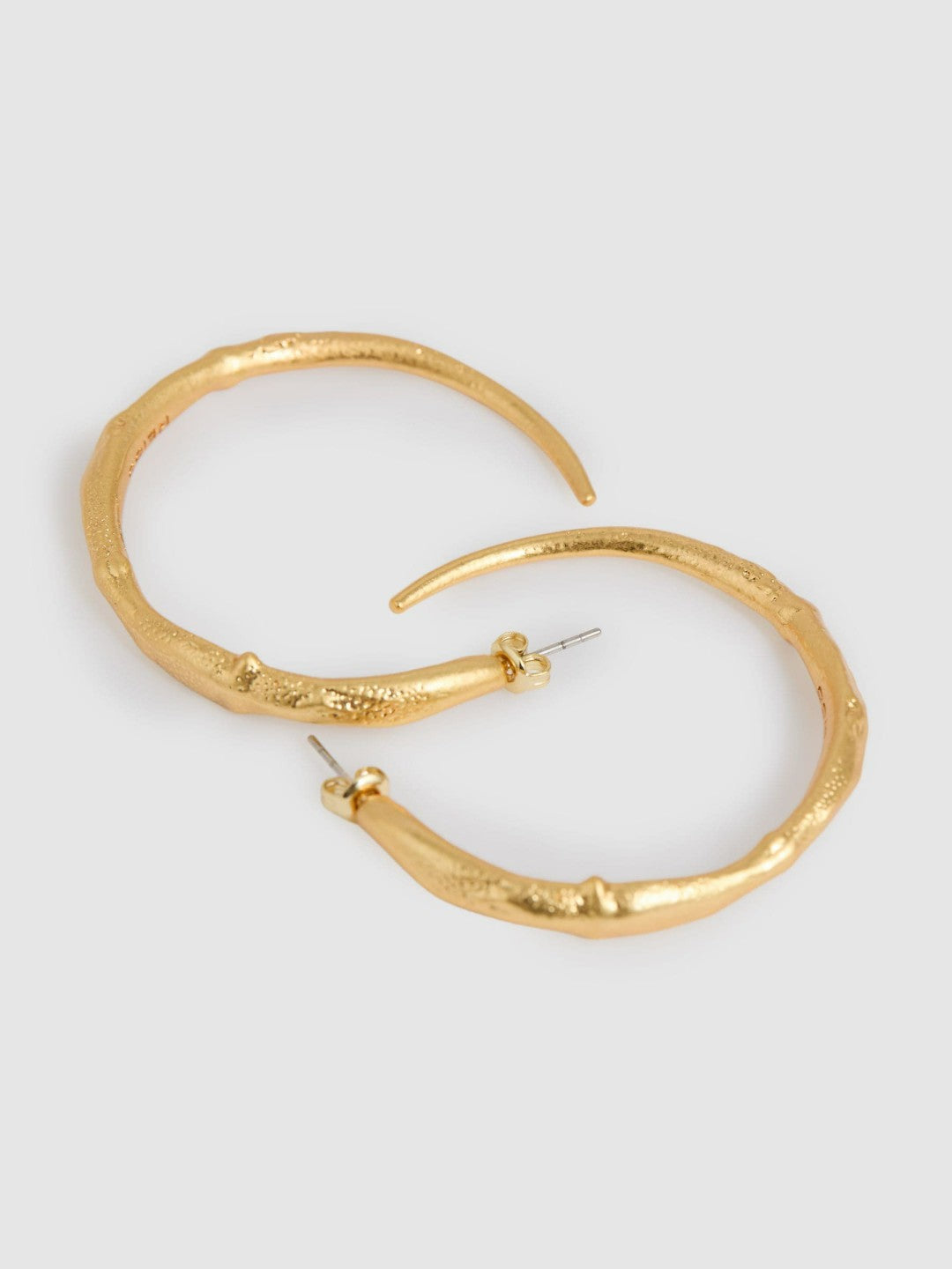 Molten Hoop Earrings in Gold Tone | Reiss Women Featured