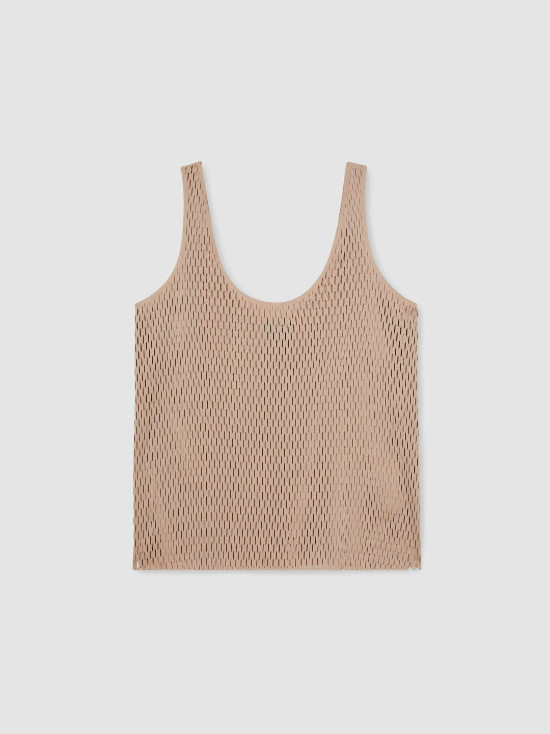Atelier Laser-Cut Vest Top in Taupe | Reiss Women New
