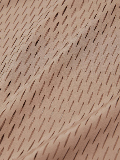 Atelier Laser-Cut Vest Top in Taupe | Reiss Women New