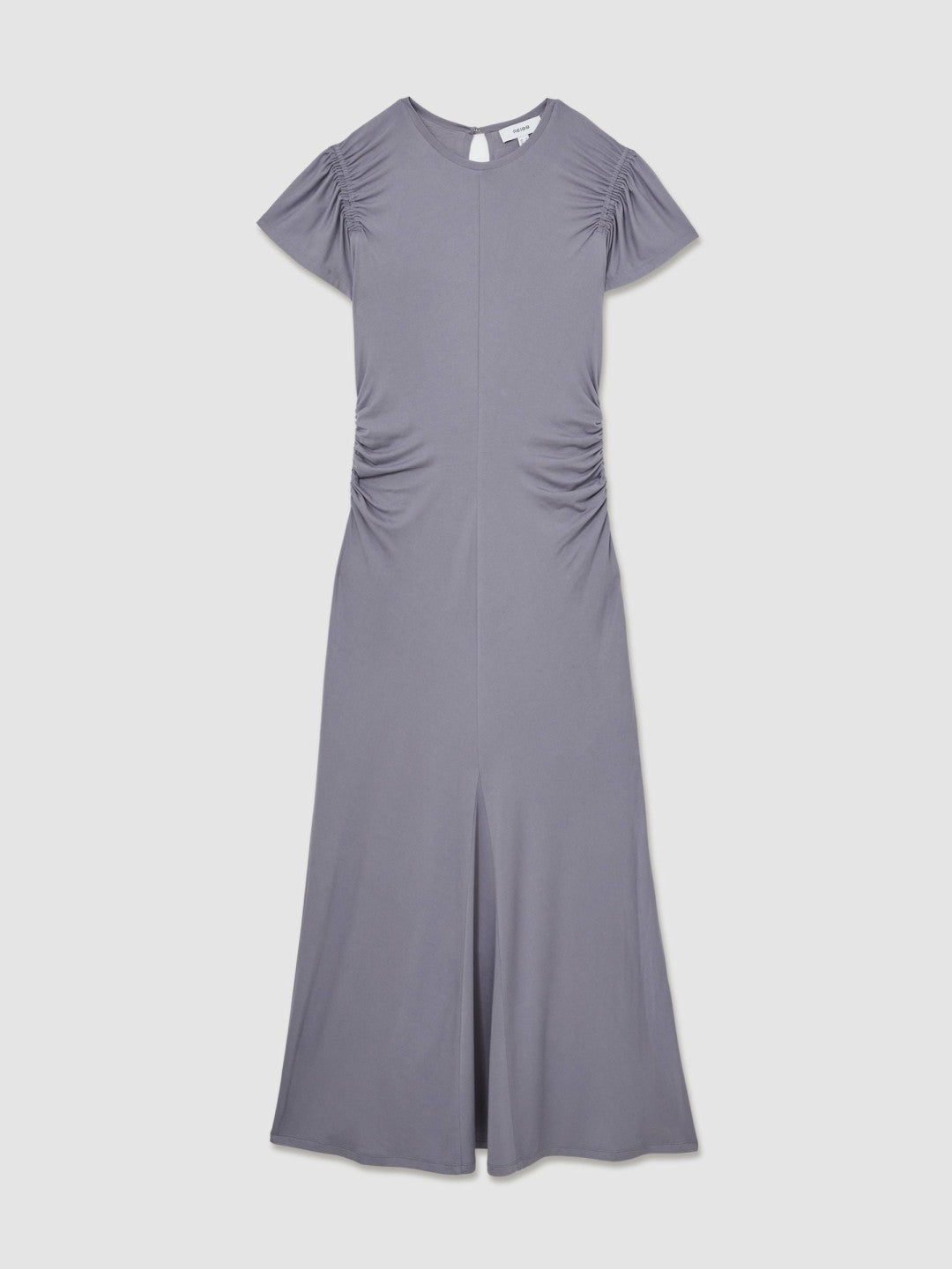 Modal Blend Ruched Jersey Dress in Grey | Reiss Women Best Seller