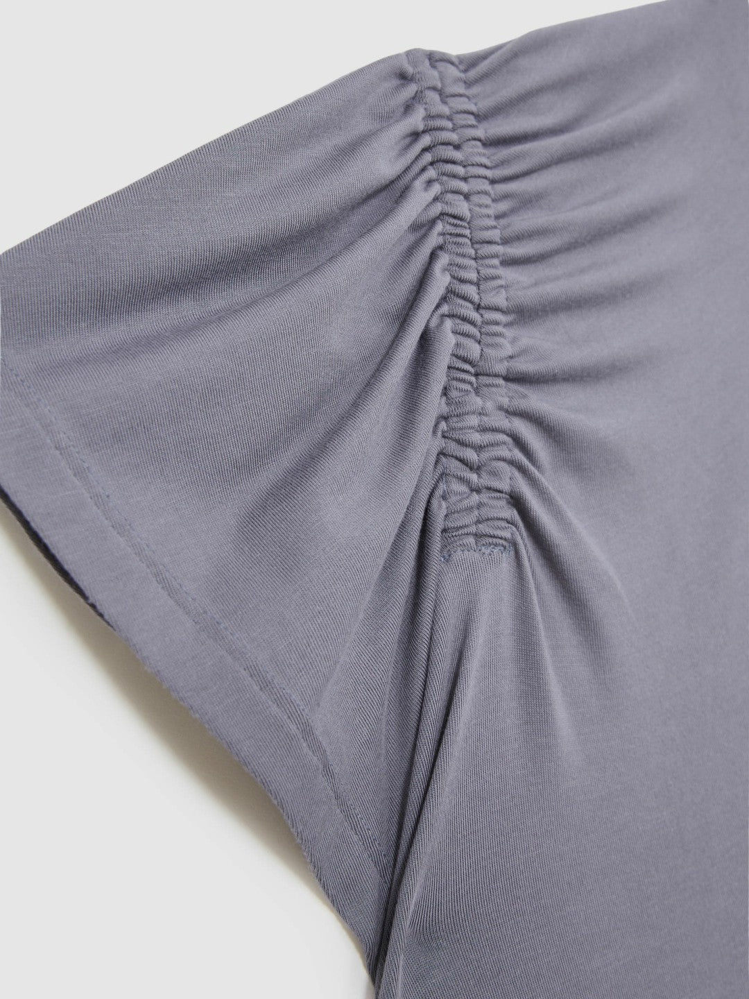 Modal Blend Ruched Jersey Dress in Grey | Reiss Women Best Seller