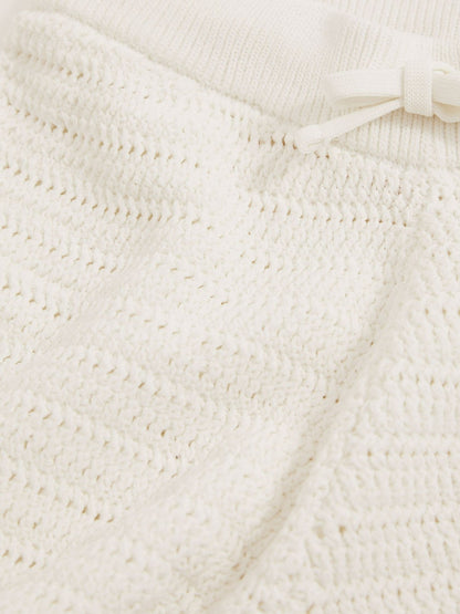 13-14 yrs McLaren F1 Team Crochet Shorts in Off White/Orange | Reiss Children & Baby Signature