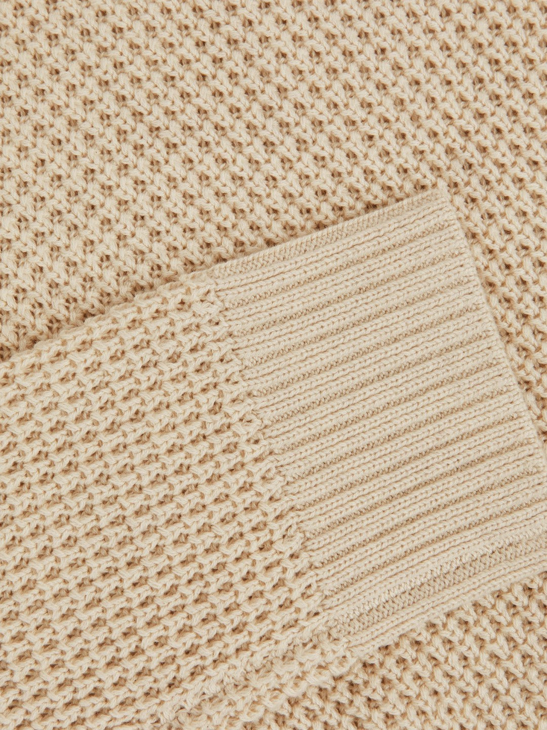 Paige Cotton Waffle-Knit Sweater in Natural | Reiss Men Exclusive