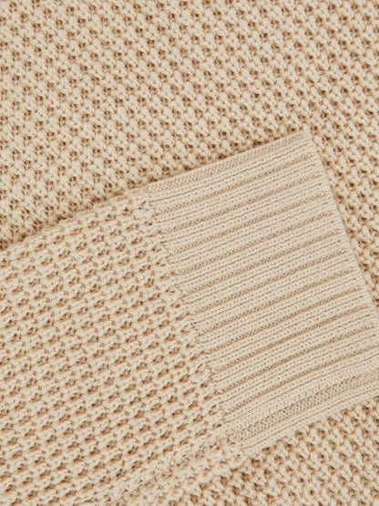 Paige Cotton Waffle-Knit Sweater in Natural | Reiss Men Exclusive