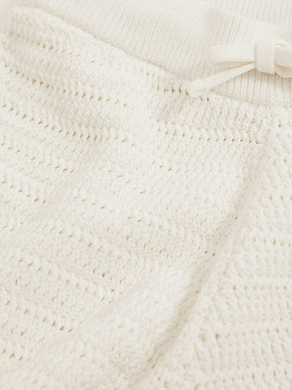 9-13 yrs McLaren F1 Team Crochet Shorts in Off White/Orange | Reiss Children & Baby Premium