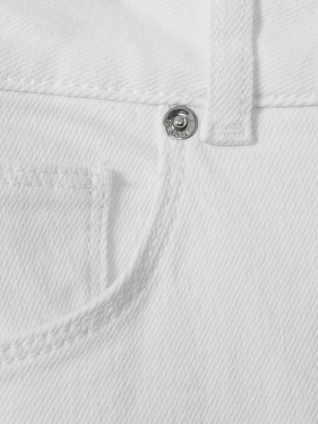 Petite Mid-Rise Straight-Leg Jeans in White | Reiss Women Recommended