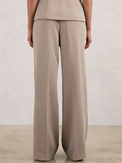 Good American Tailored Trousers in Beige | Reiss Women Featured