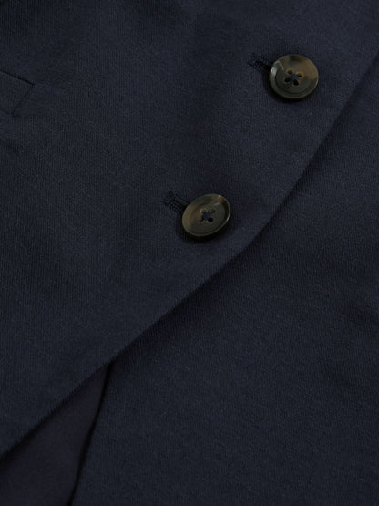 Paige Button-Through Vest in Dark Ink Blue | Reiss Women Recommended