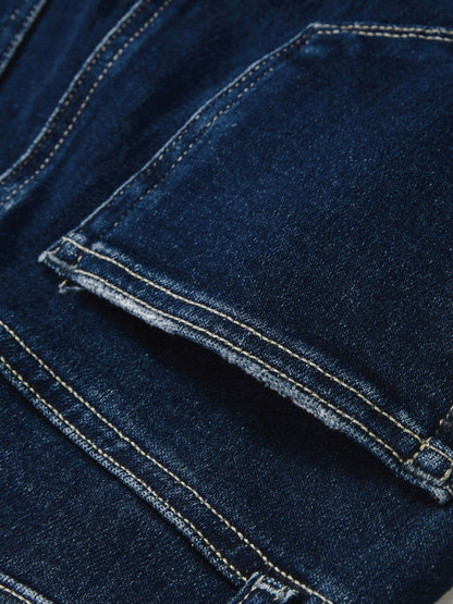 Paige High Rise Flared Jeans in Marciella Blue | Reiss Women Featured