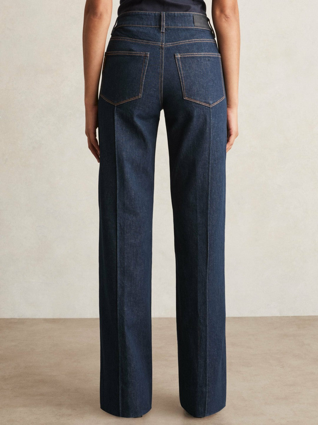 Paige Wide Leg Pintuck Jeans in Anais Blue | Reiss Women Trending