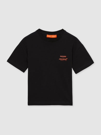 3-9 yrs Unisex Fit Oversized McLaren F1 Team Tyre T-Shirt in Black | Reiss Children & Baby Premium