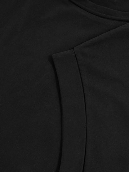 Brushed-Cotton Crew-Neck T-Shirt in Black | Reiss Women Popular