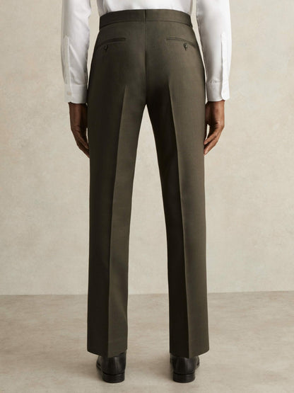 Slim-Fit Suit Trousers in Dark Green | Reiss Men Premium