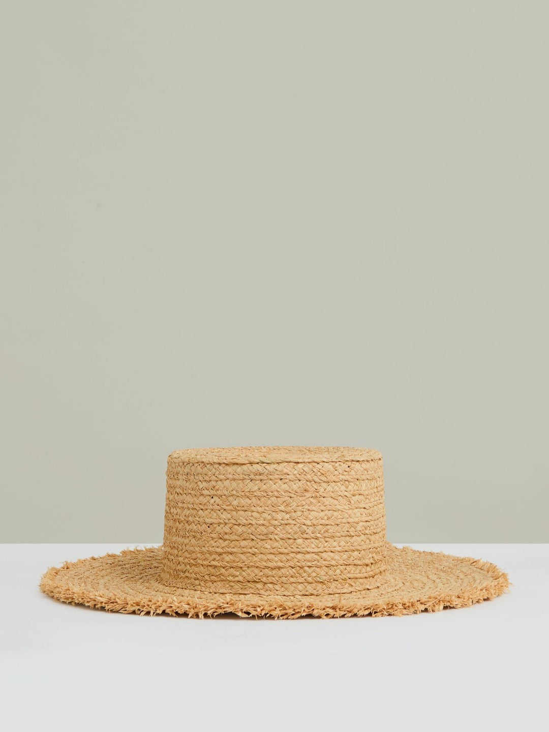 Straw Boater Hat in Natural | Reiss Women Trending