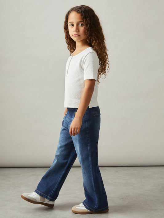 Straight-Leg Sailor Jeans in Blue | Reiss Children & Baby Recommended