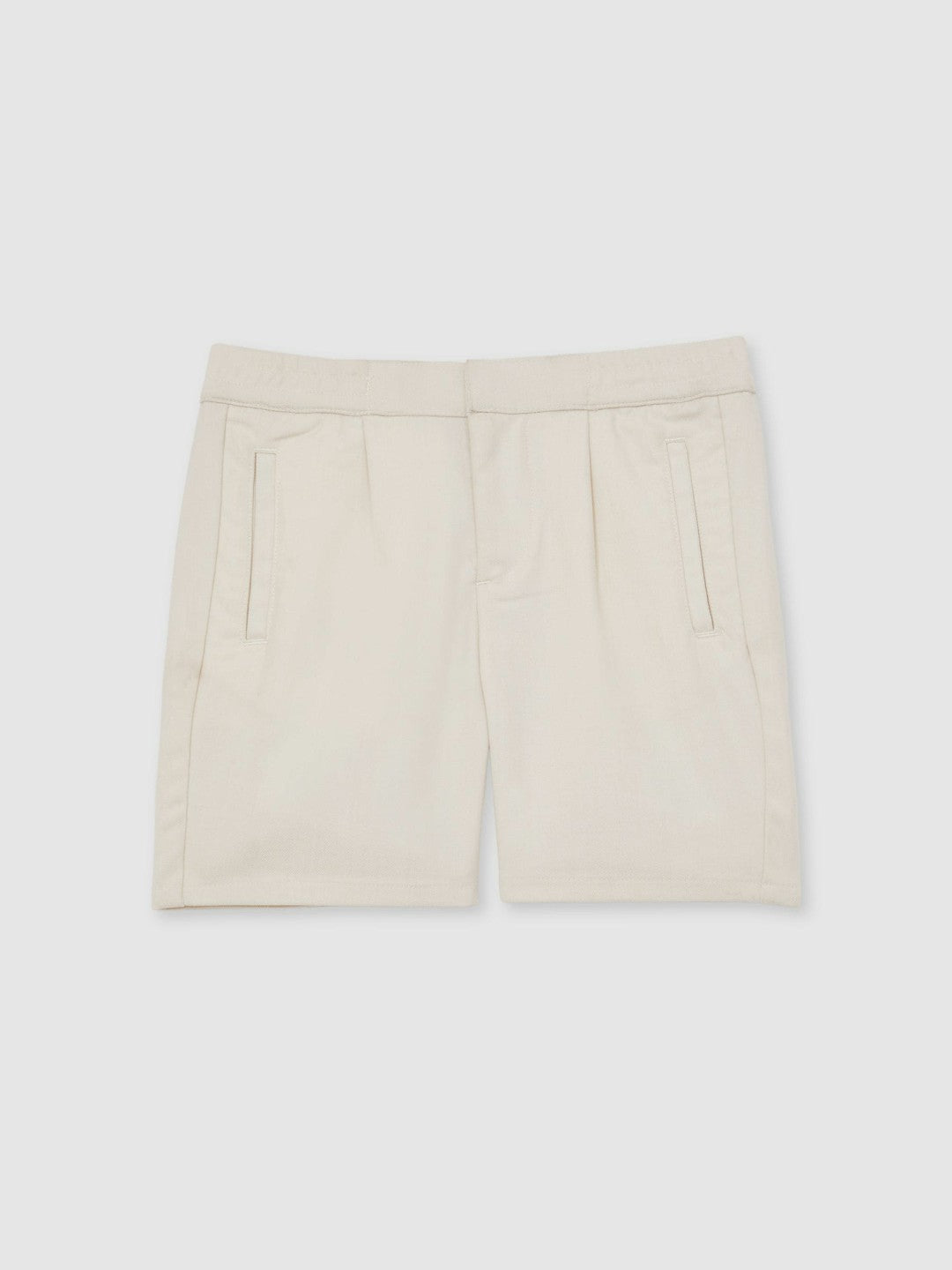 3-9 yrs Relaxed Drawstring Shorts in Off White | Reiss Children & Baby Premium