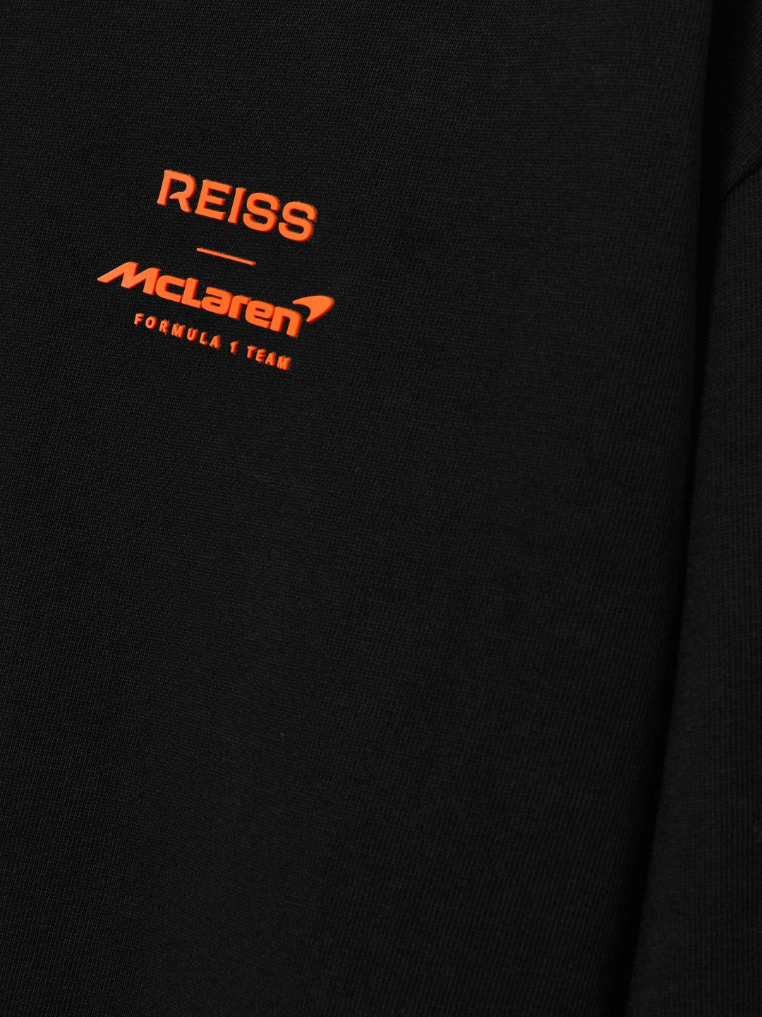Unisex Fit McLaren F1 Team Tyre-Print T-Shirt in Black | Reiss Men Premium