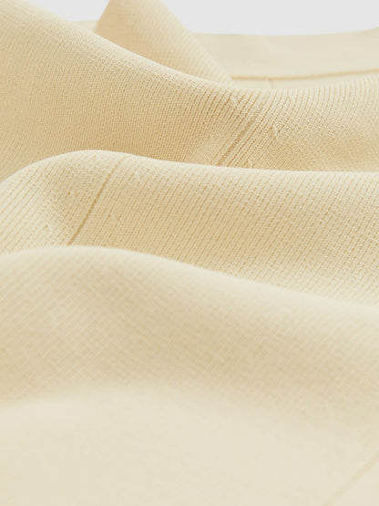 Rib Knit High Neck Vest in Ivory | Reiss Women Recommended