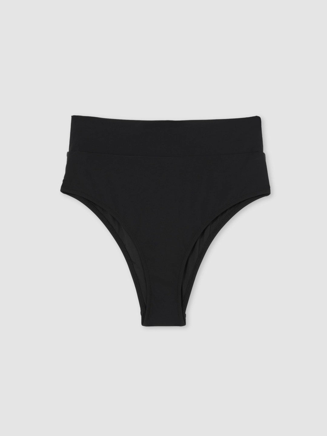 High Waisted Bikini Bottoms in Black | Reiss Women Featured